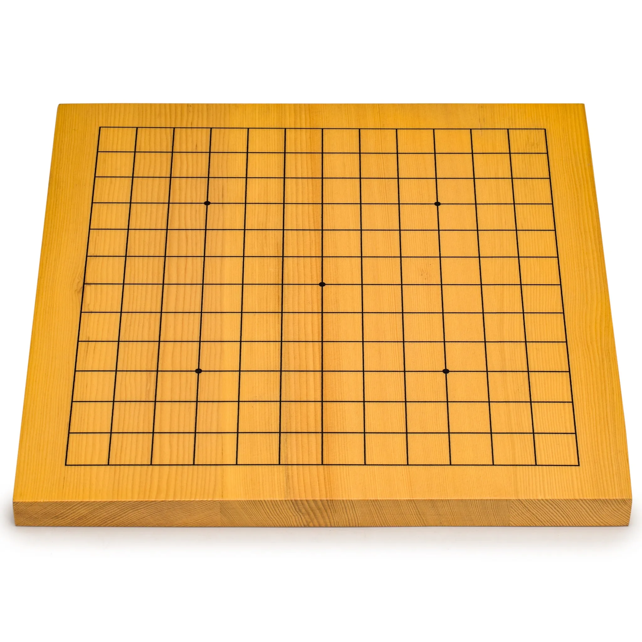 Shin Kaya Veneer 0.8-Inch Beginner's Reversible 9x9 / 13x13 Go Game Board (Goban)
