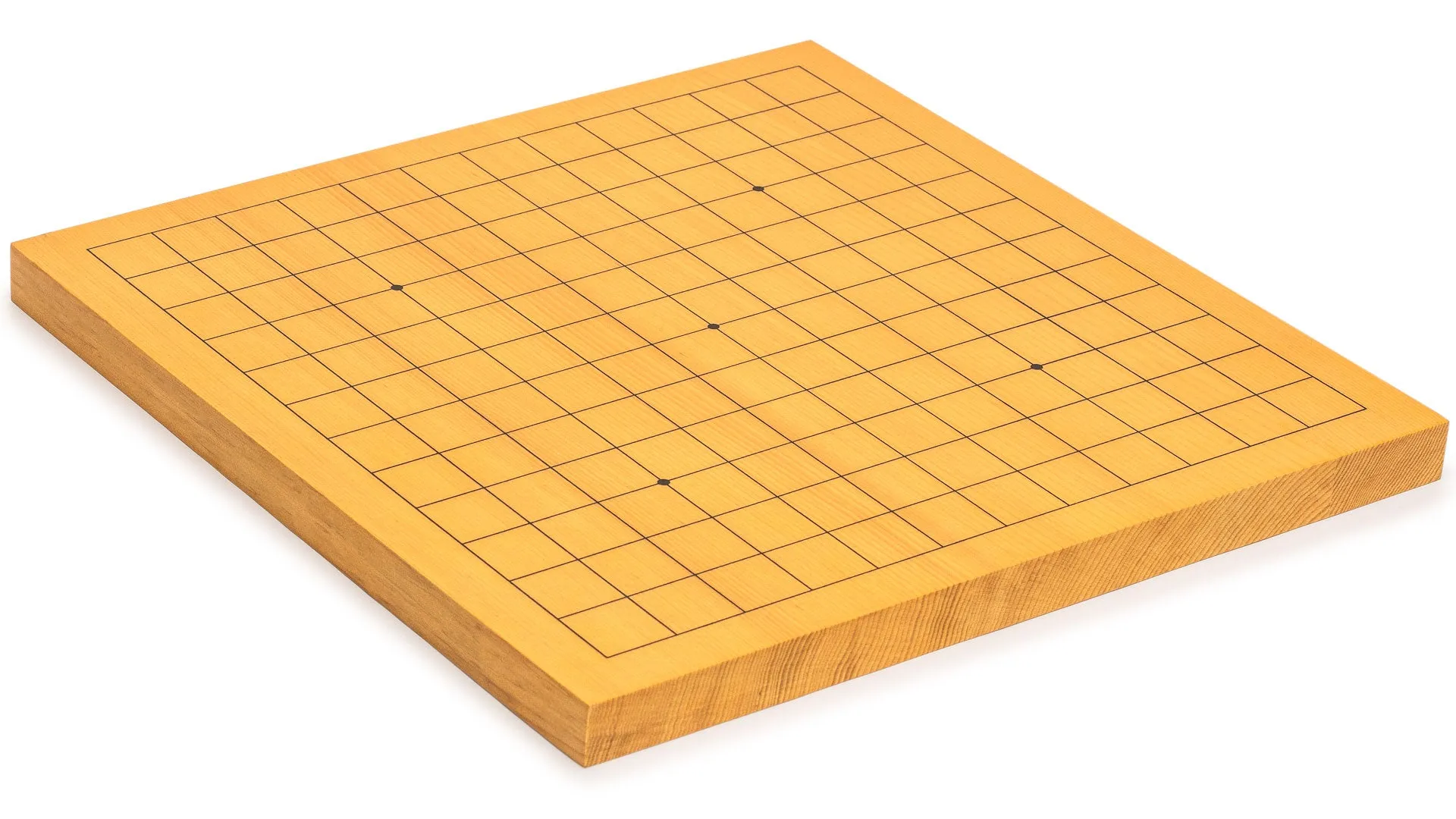 Shin Kaya Veneer 0.8-Inch Beginner's Reversible 9x9 / 13x13 Go Game Board (Goban)