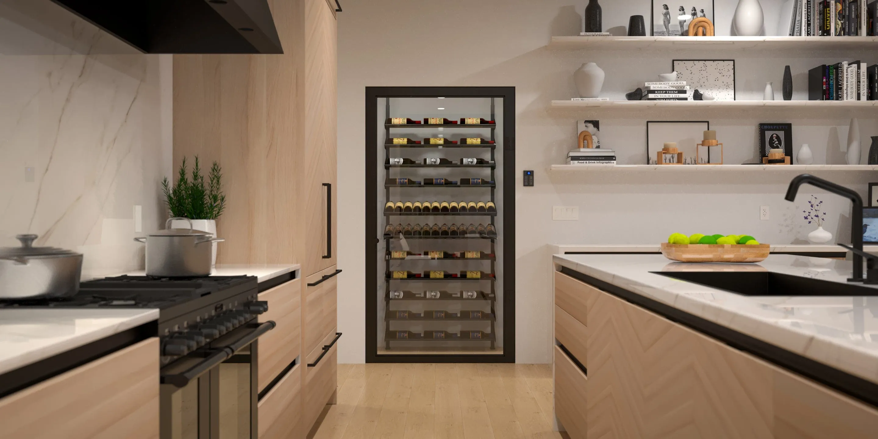 Showcase Series Display Kit Wine Rack, Wine Display Racks (78 - 105 Bottles)