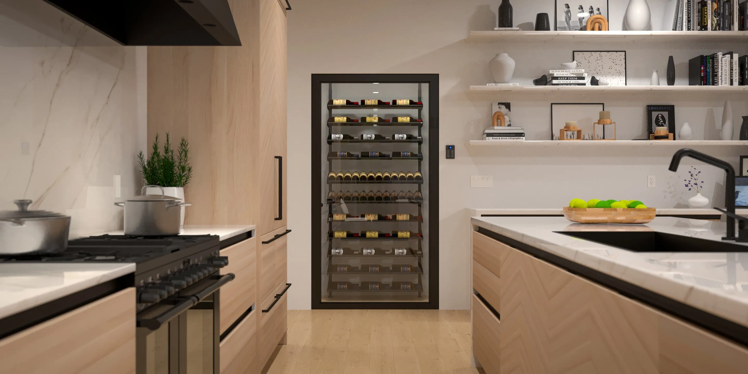 Showcase Series Display Kit Wine Rack, Wine Display Racks (78 - 105 Bottles)