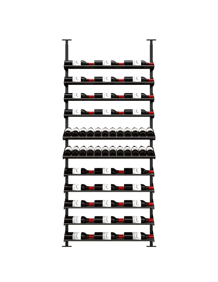 Showcase Series Display Kit Wine Rack, Wine Display Racks (78 - 105 Bottles)