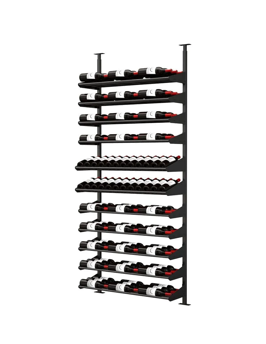 Showcase Series Display Kit Wine Rack, Wine Display Racks (78 - 105 Bottles)
