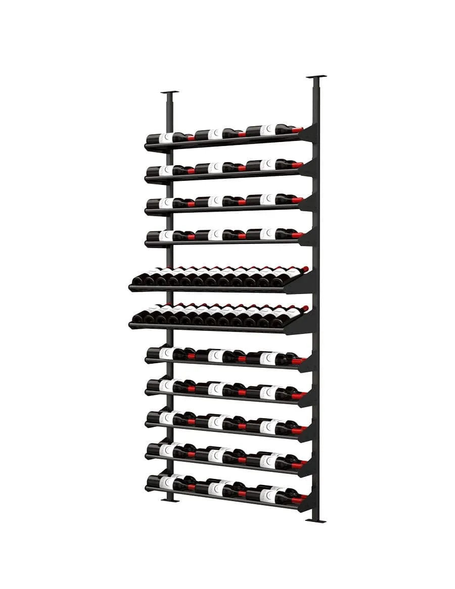 Showcase Series Display Kit Wine Rack, Wine Display Racks (78 - 105 Bottles)