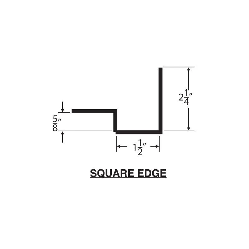 Square Edge Countertop Form
