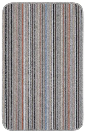 Stockholm Grey/Clay Washable Mat