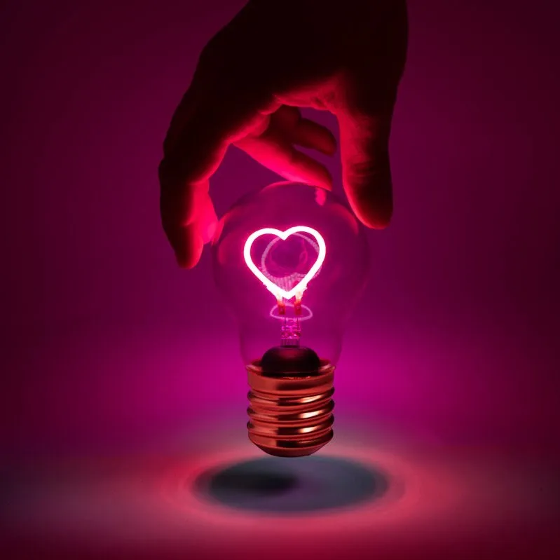 Suck UK: Cordless Heart Filament Light
