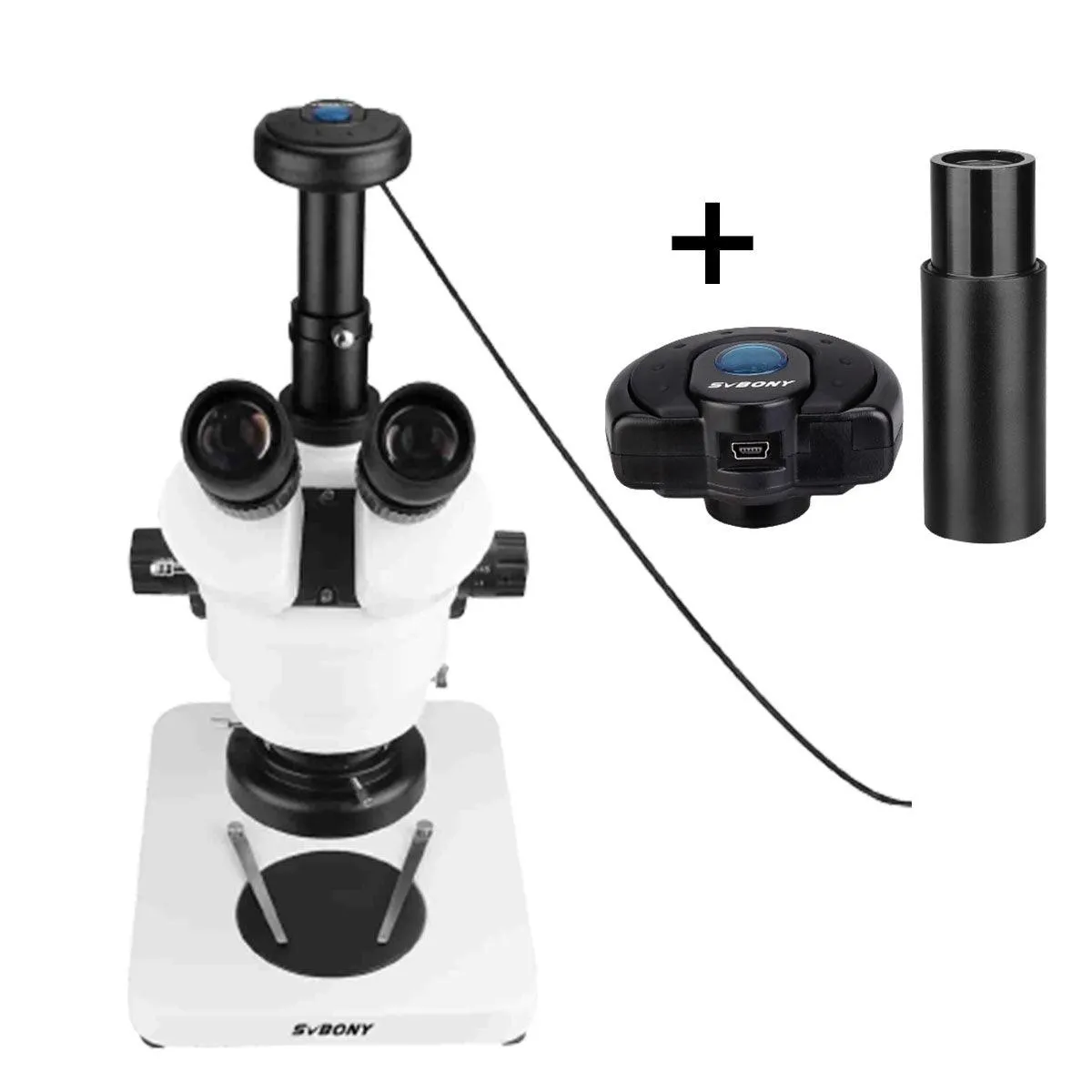 SVBONY Trinocular Zoom Microscope 7-45x (F9377B)
