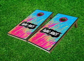 Swag Bags Cornhole Boards (Colorful)