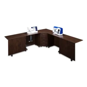 Sylvia Model 1810R Combo Cabinet in Brown Pearwood