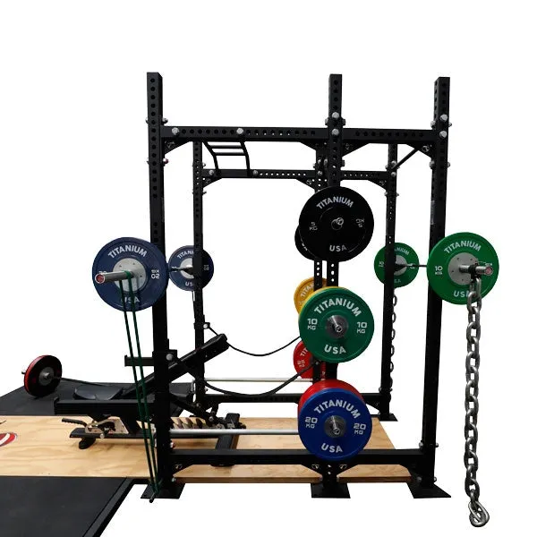 TITANIUM USA CS80 COMPETITION SERIES SQUAT RACK