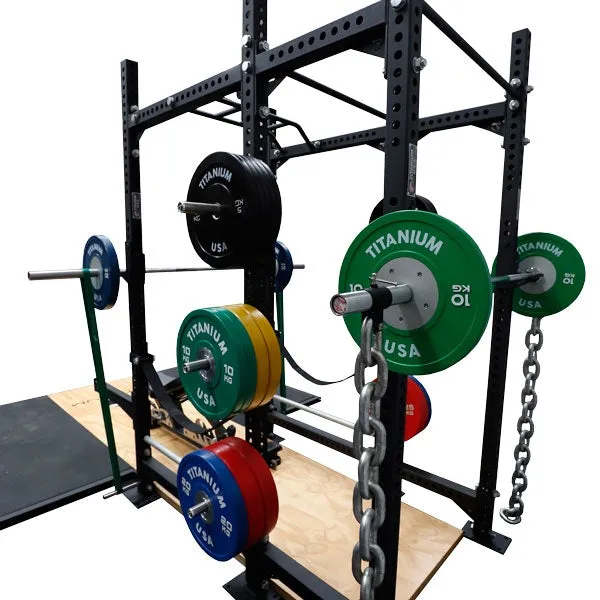 TITANIUM USA CS80 COMPETITION SERIES SQUAT RACK