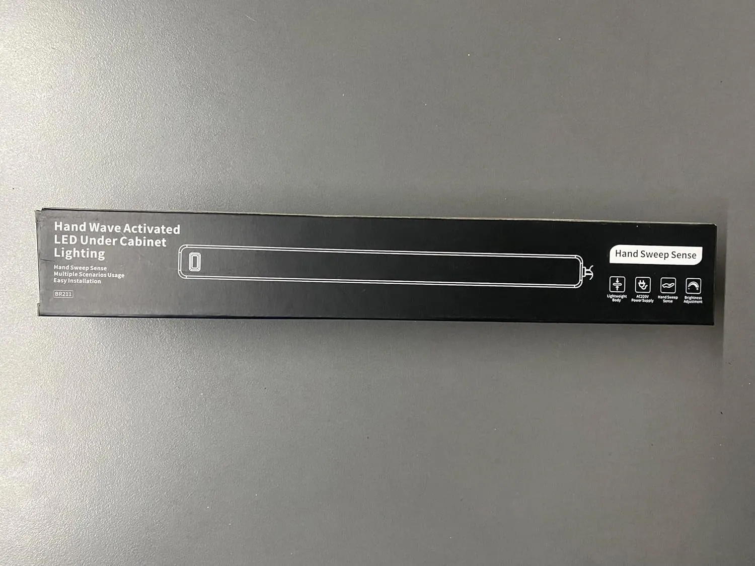 Under Cabinet Lighting, Hand Wave Activated, 41CM 4000K Warm White 430lm, Plug in LED Cabinet Lights Kit for Kitchen, Counter, Shelf, Desk, Workbench