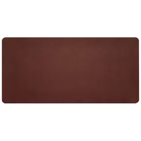 Vegan Leather Brown Desk-mat