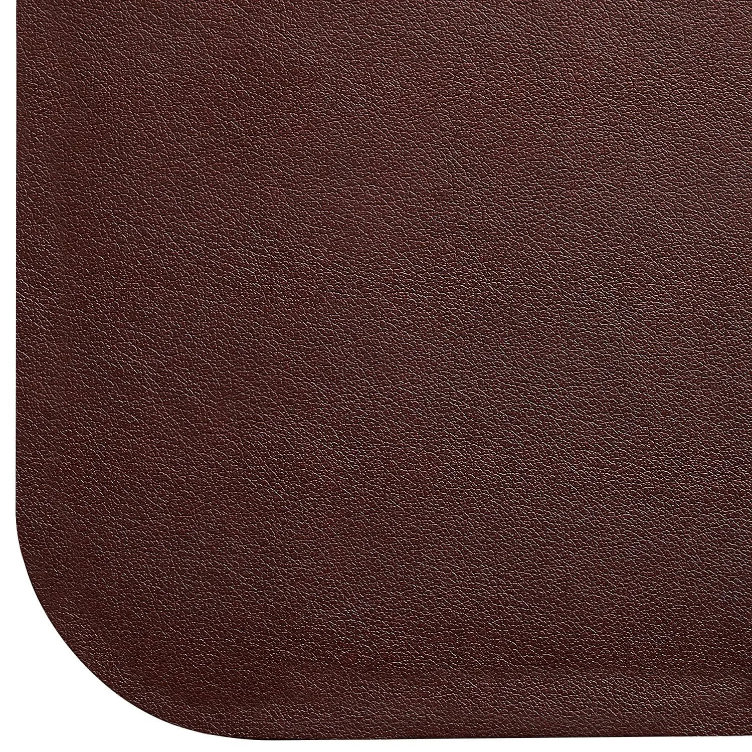 Vegan Leather Brown Desk-mat