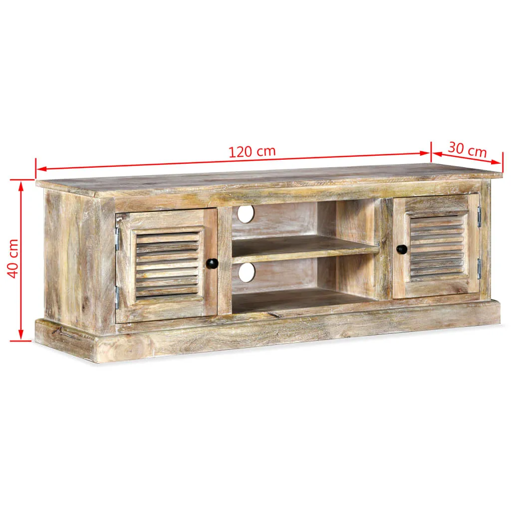 vidaXL TV Cabinet Solid Mango Wood