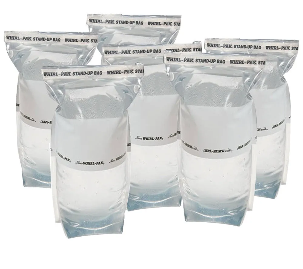 Whirl-Pak 1 Liter Stand-up Water Storage Bags