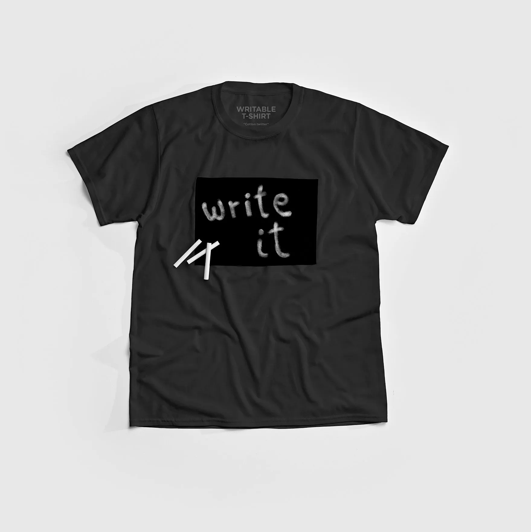 writable t-shirt BLOCK