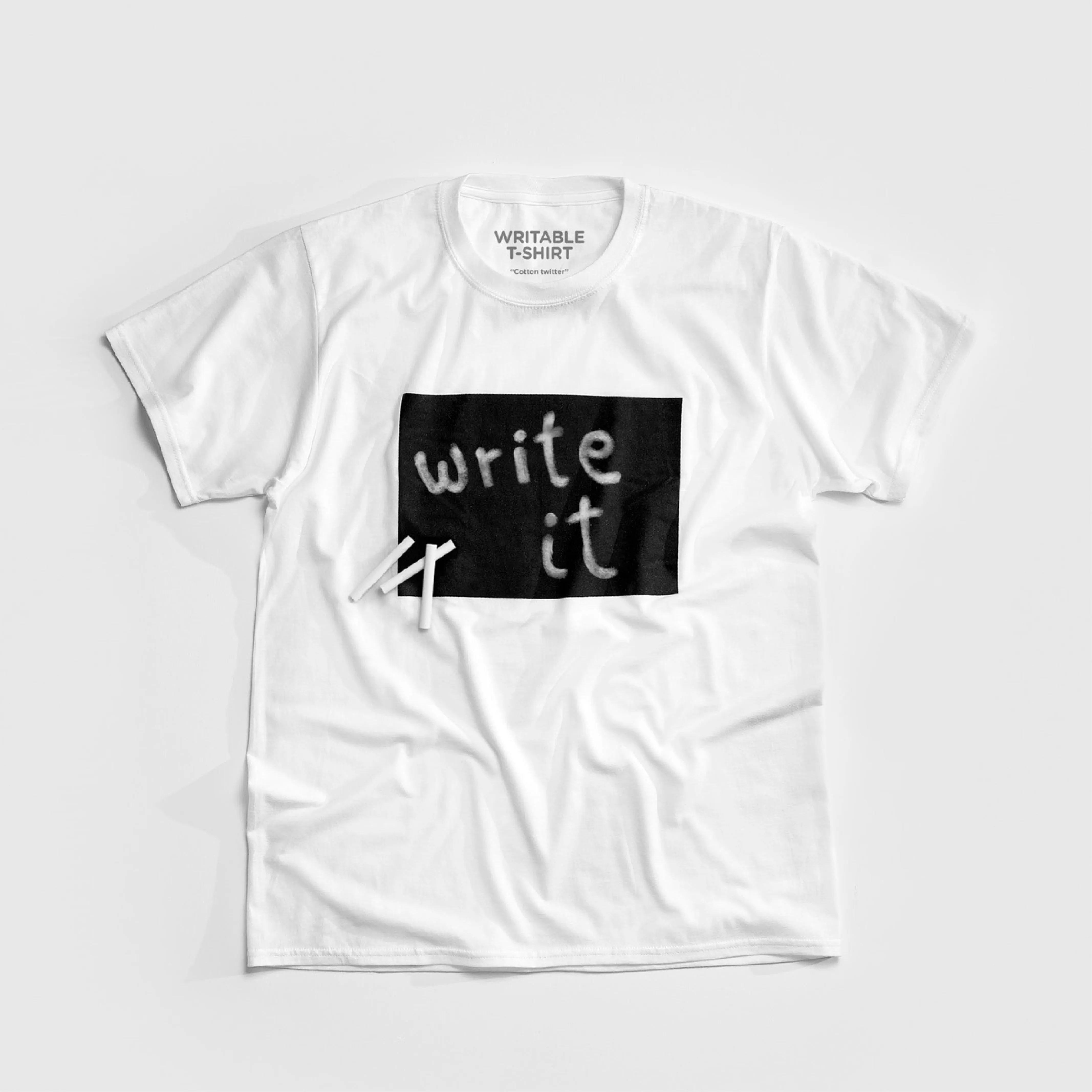 writable t-shirt BLOCK