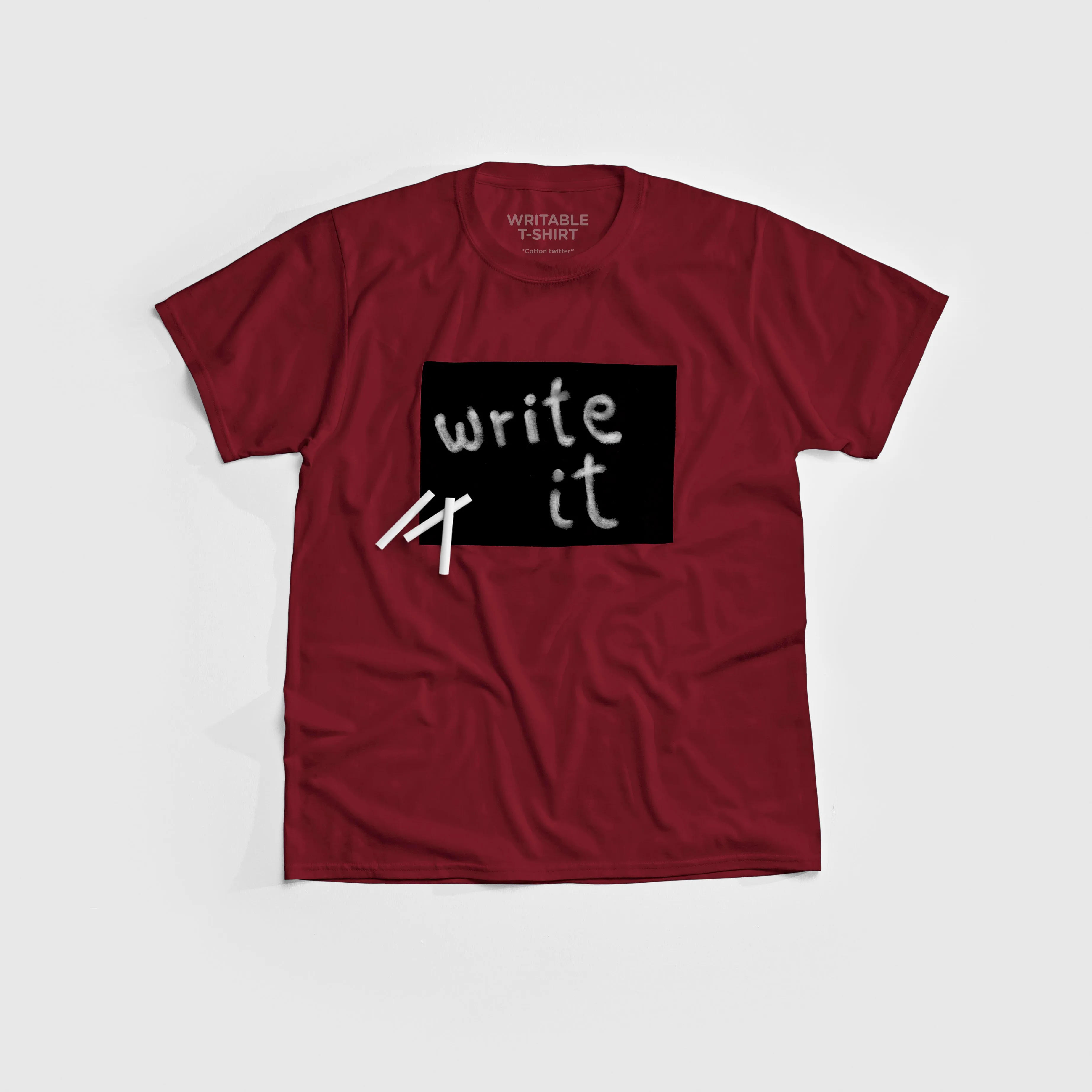 writable t-shirt BLOCK