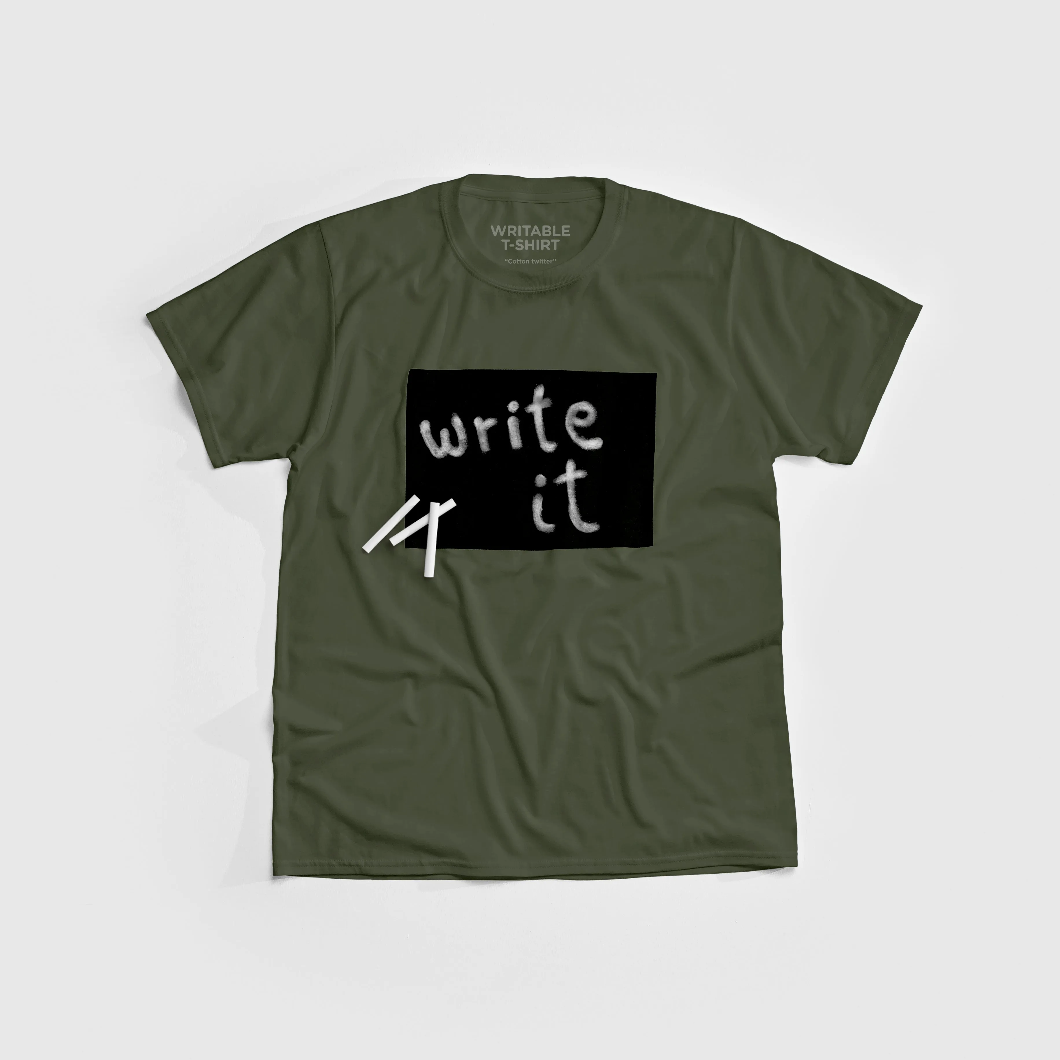 writable t-shirt BLOCK