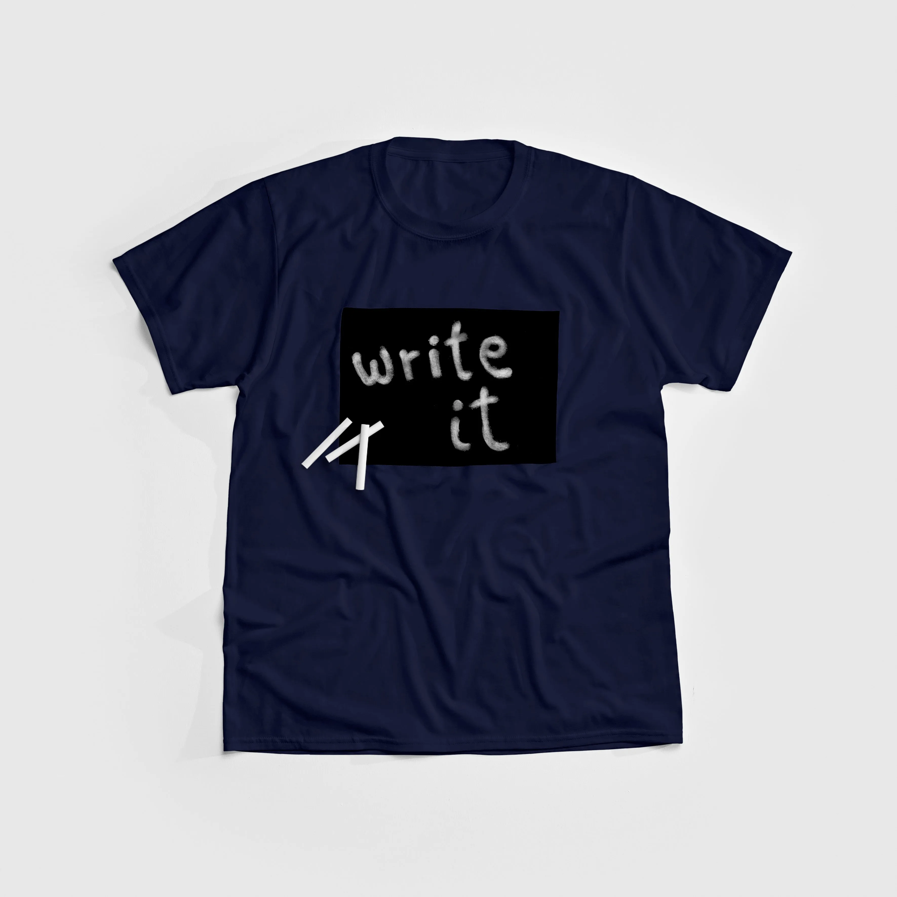 writable t-shirt BLOCK