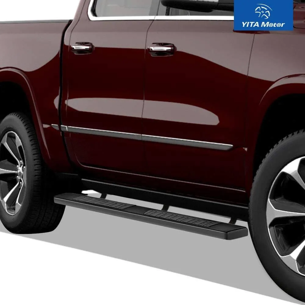 YITAMOTOR® 6" Running Boards For 19-25 Dodge Ram 1500 Quad Cab Side Step (Exclude 19-20 Ram Classic), Dark Black