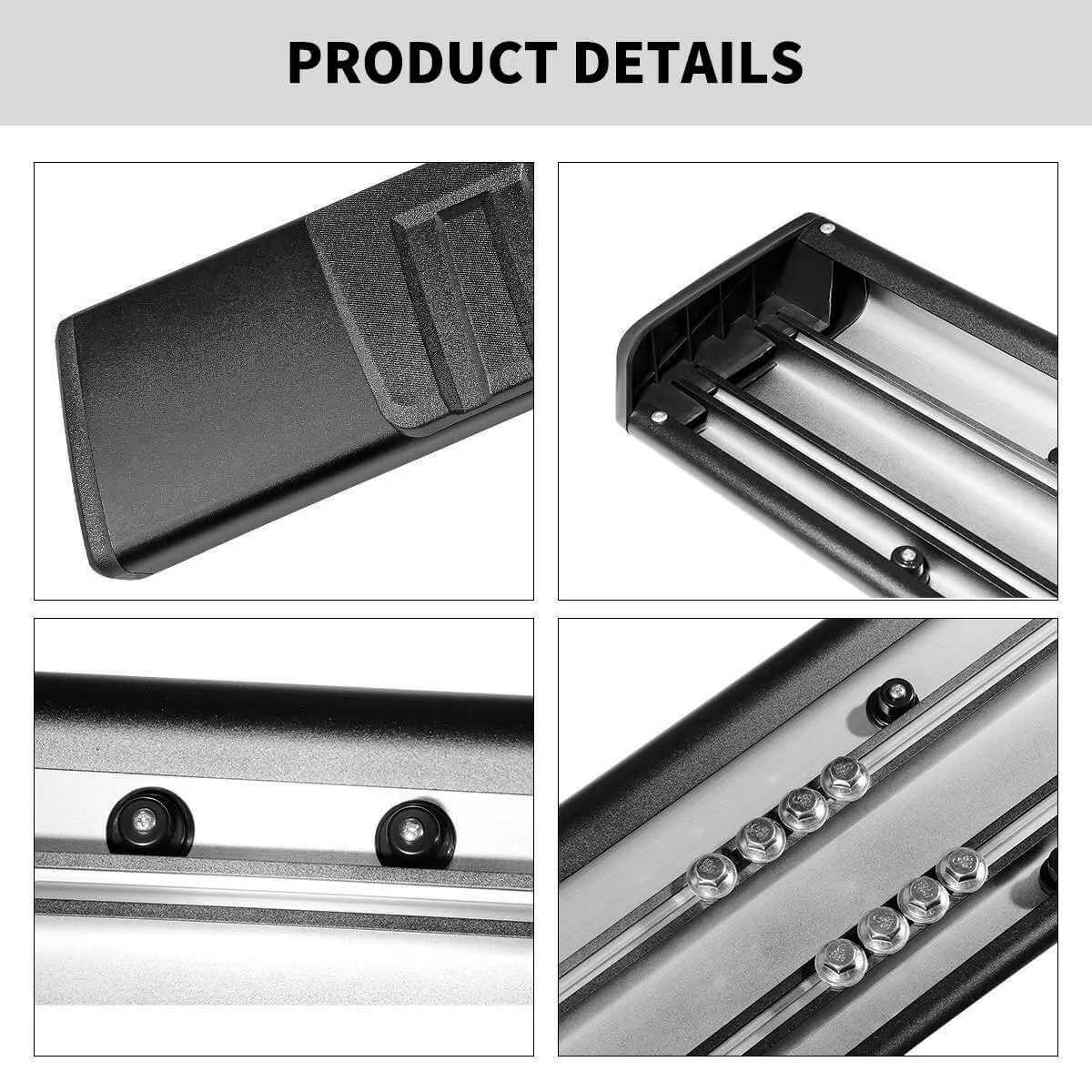 YITAMOTOR® 6" Running Boards For 19-25 Dodge Ram 1500 Quad Cab Side Step (Exclude 19-20 Ram Classic), Dark Black